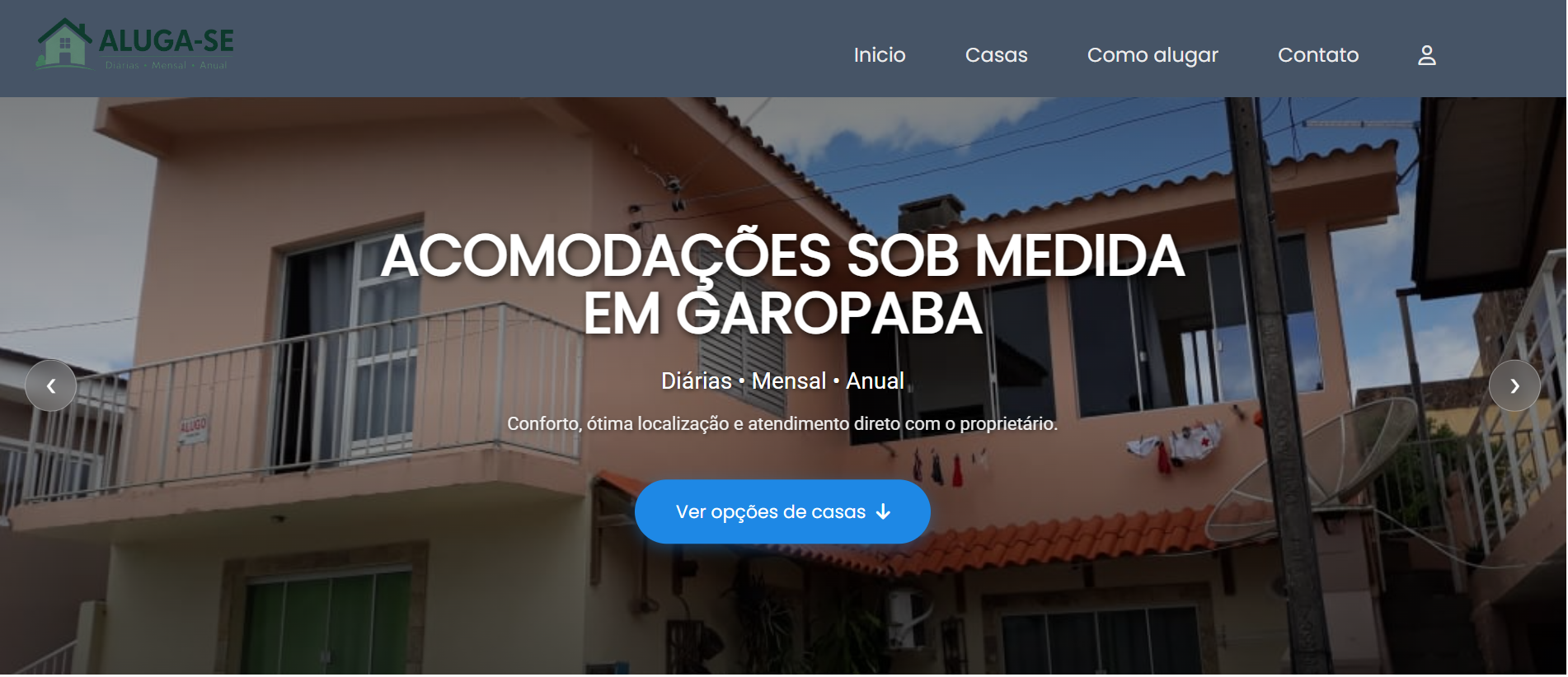 Lobo Alugueis Homepage